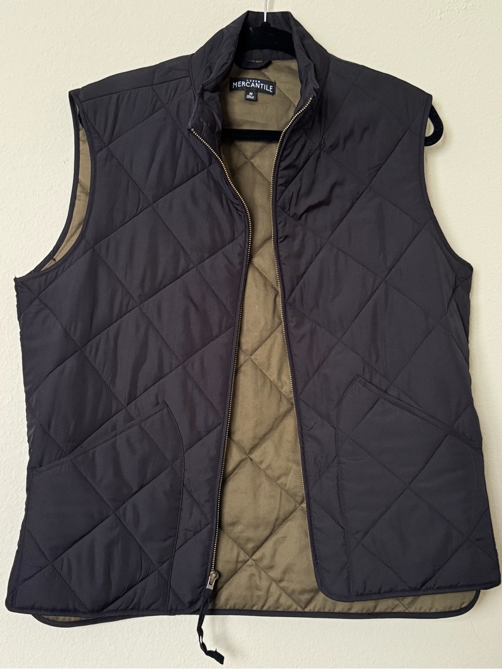 J. Crew Quilted Vest, Men’s M